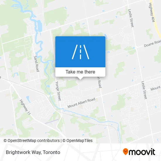 Brightwork Way map