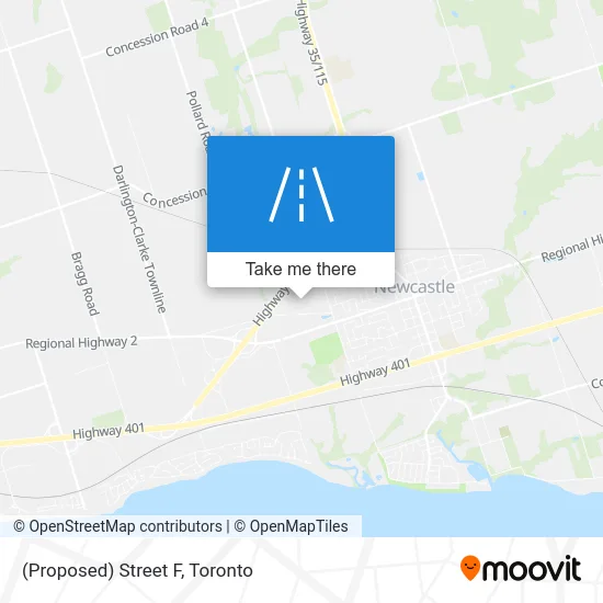 (Proposed) Street F map