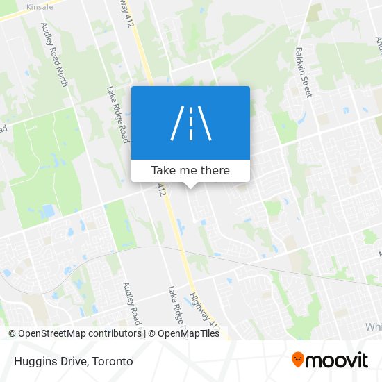 Huggins Drive map