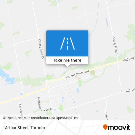 Arthur Street map