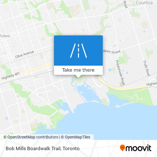 Bob Mills Boardwalk Trail map