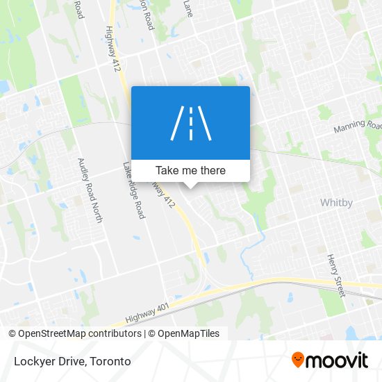 Lockyer Drive map