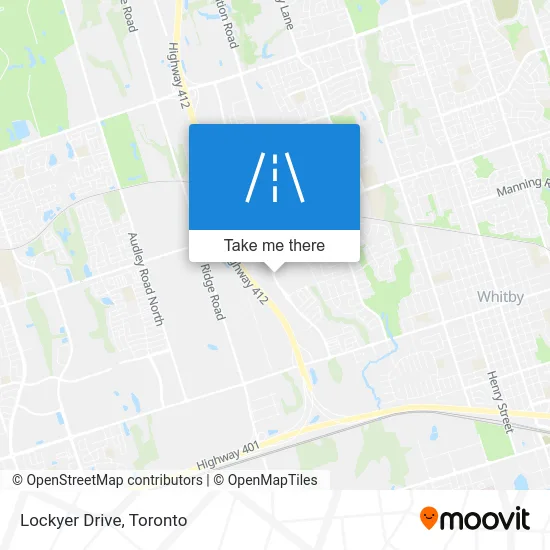 Lockyer Drive map