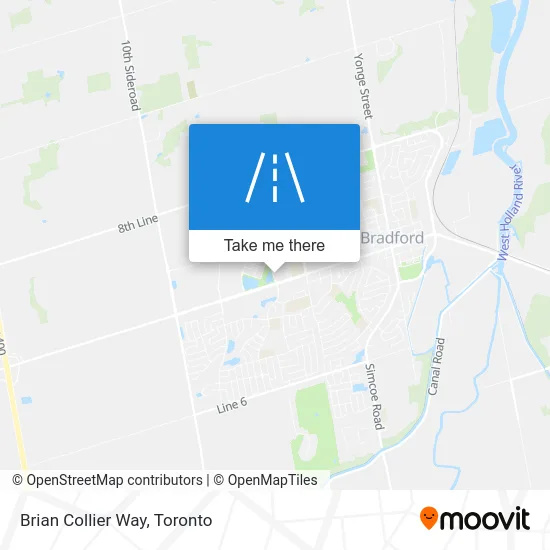Brian Collier Way map