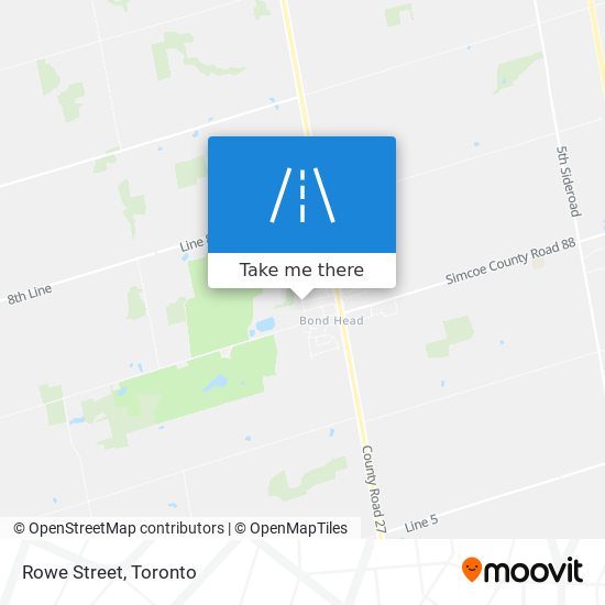 Rowe Street map