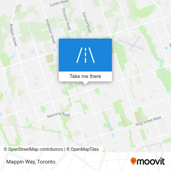 Mappin Way map