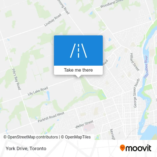York Drive map