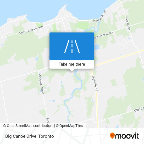 Big Canoe Drive map