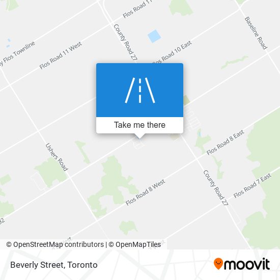 Beverly Street map