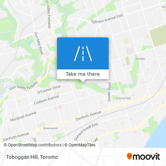 Toboggan Hill map