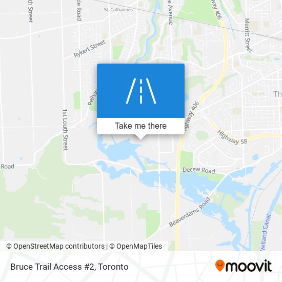 Bruce Trail Access #2 map