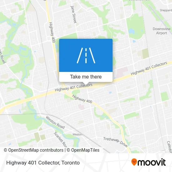 Highway 401 Collector map