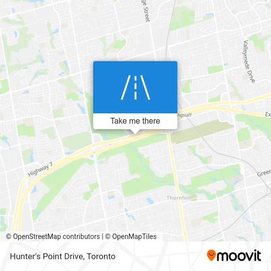 Hunter's Point Drive map