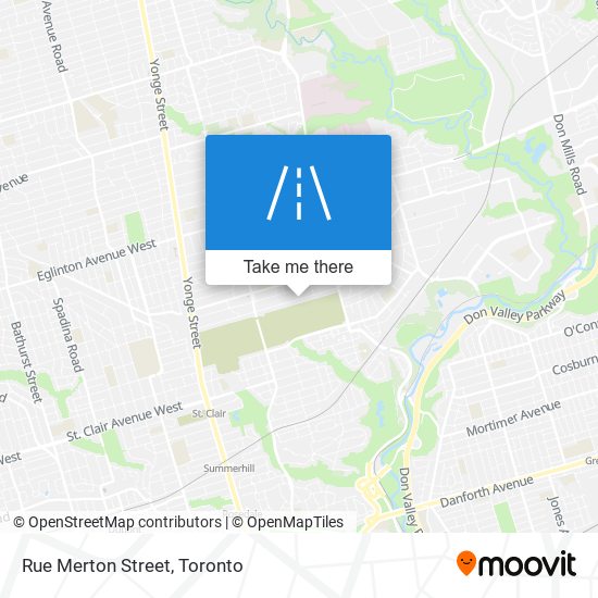 Rue Merton Street plan