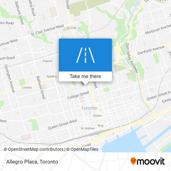 Allegro Place map