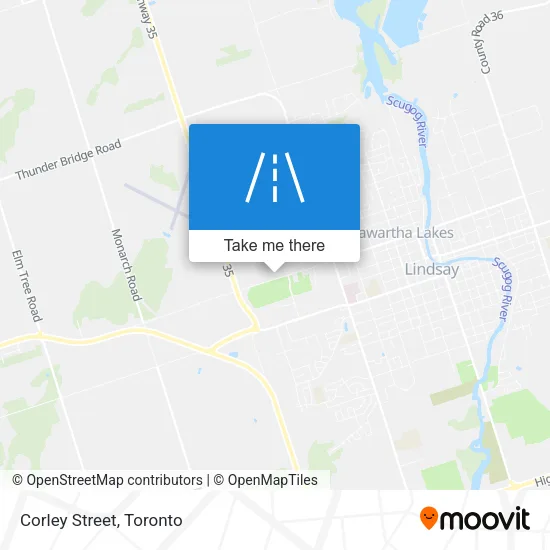 Corley Street map