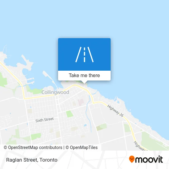 Raglan Street map