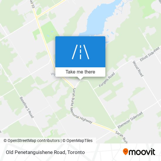 Old Penetanguishene Road map