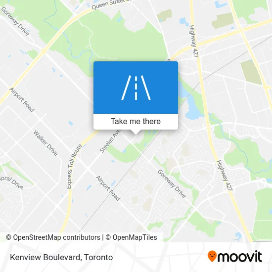 Kenview Boulevard map