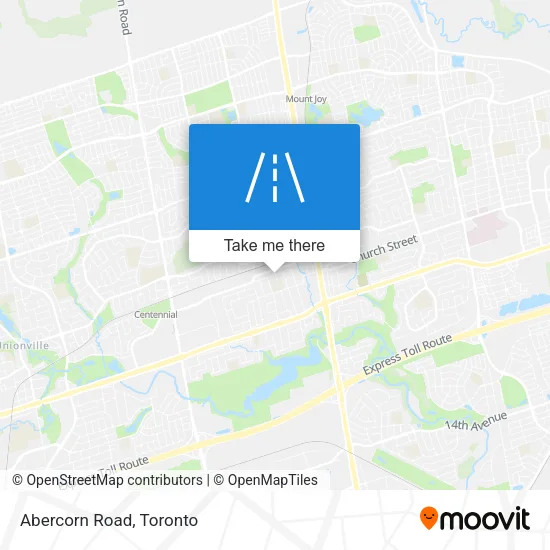 Abercorn Road map