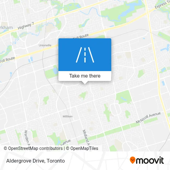 Aldergrove Drive map