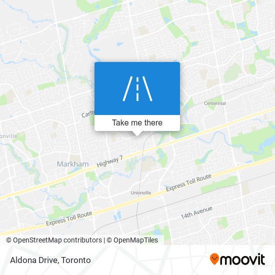 Aldona Drive map