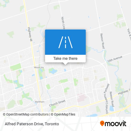 Alfred Paterson Drive map