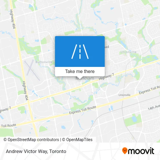 Andrew Victor Way map