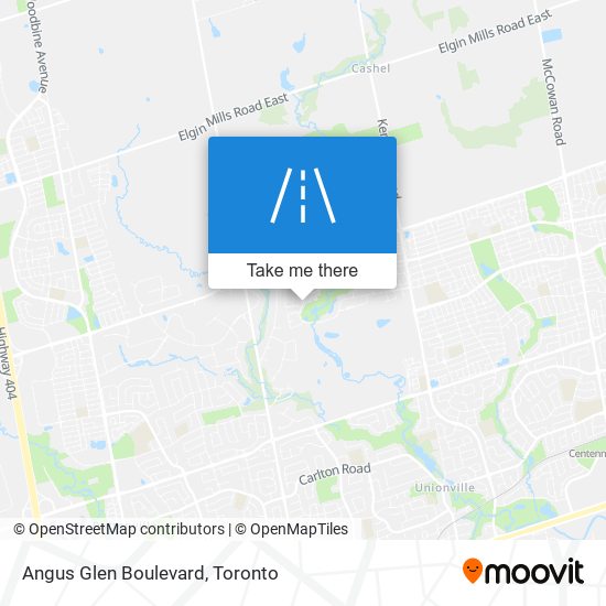 Angus Glen Boulevard map