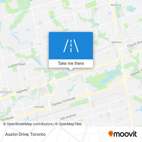 Austin Drive map