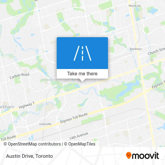 Austin Drive map