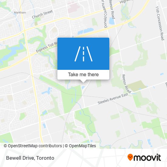 Bewell Drive map