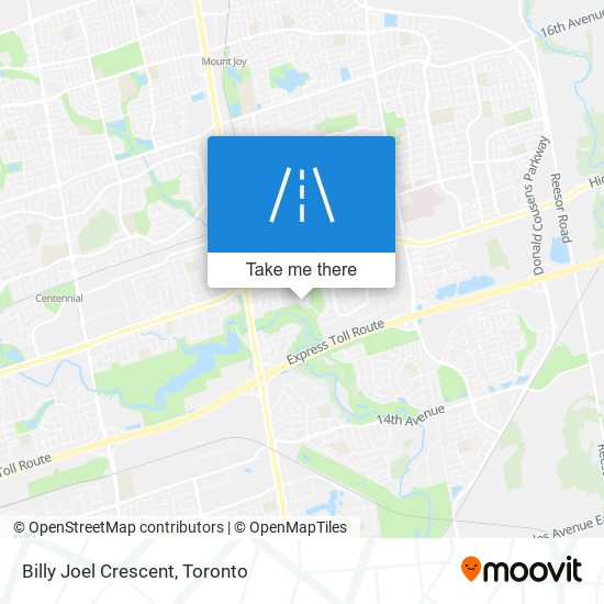 Billy Joel Crescent map