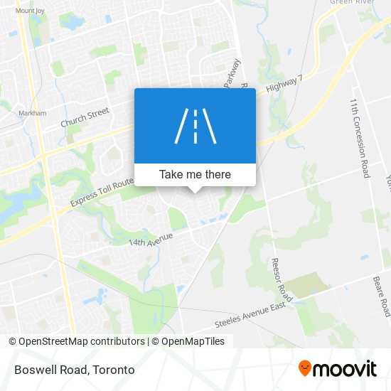 Boswell Road map