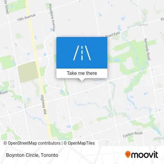 Boynton Circle map