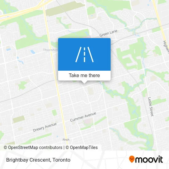 Brightbay Crescent map