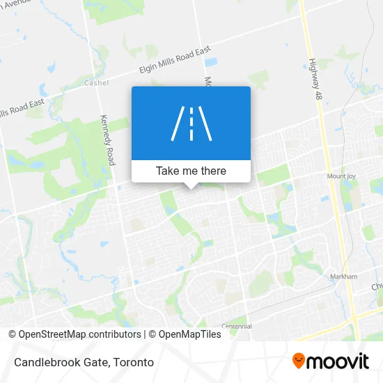 Candlebrook Gate map