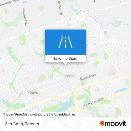 Carr Court map
