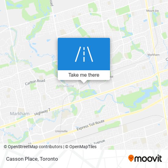 Casson Place map