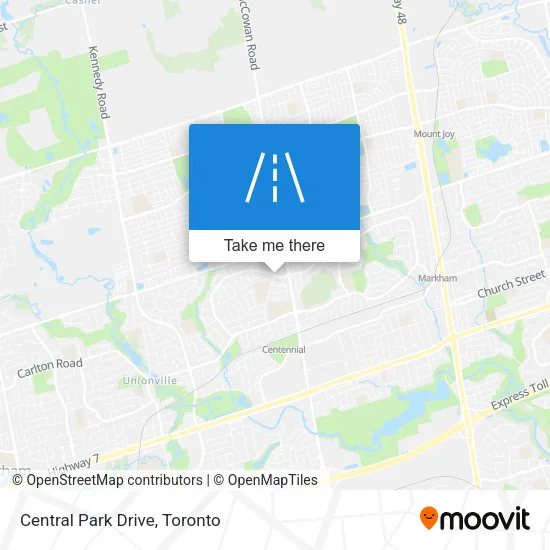 Central Park Drive map