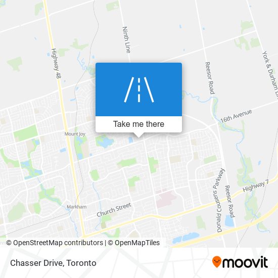 Chasser Drive map