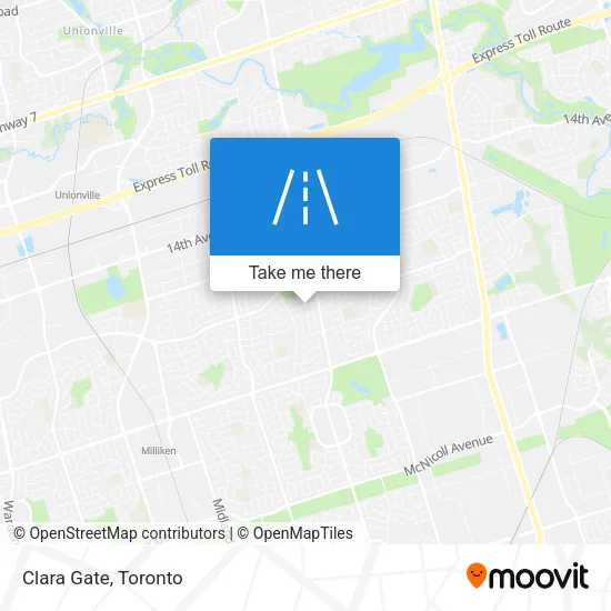 Clara Gate map