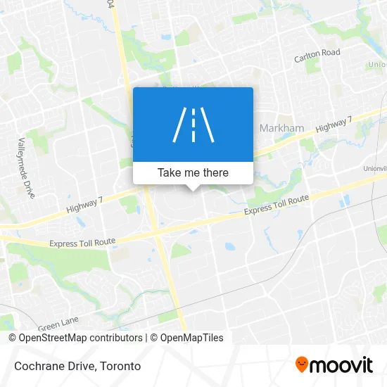 Cochrane Drive map