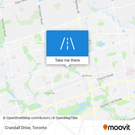 Crandall Drive map