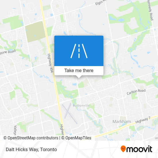 Dalt Hicks Way map