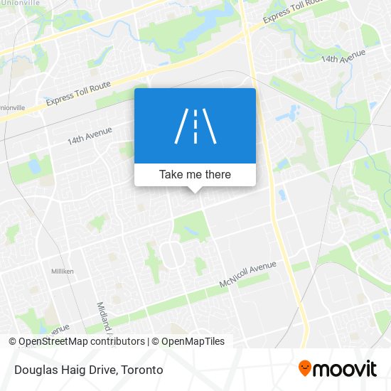 Douglas Haig Drive plan