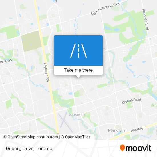 Duborg Drive map