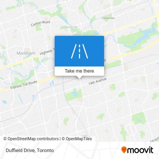 Duffield Drive map