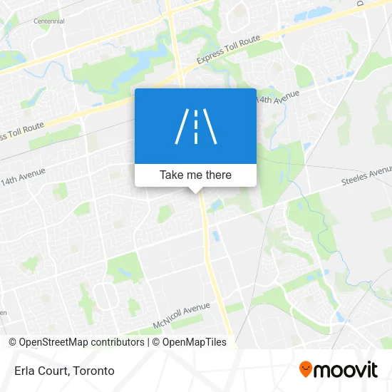 Erla Court map