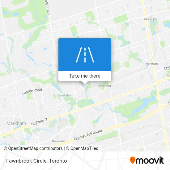 Fawnbrook Circle map